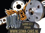 Spacers 20mm vw bora golf 3 4 polo 5x100 57.1 Spoorverbreder, Ophalen of Verzenden
