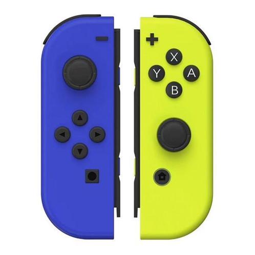 Nintendo Switch Controller - Joy-Con - Donker Blauw/Neon, Spelcomputers en Games, Spelcomputers | Nintendo Switch, Zo goed als nieuw