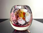 Maxence Parot - Vaas - Uniek opaline en gouden vaas - Glas