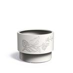 Aluminium bloempot More Ø100x75cm - Met bodem (OP=OP), Tuin en Terras, 100 cm of meer, Rond, Nieuw, Metaal