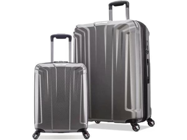 Veiling - Samsonite kofferset Endure 2-delig zilver, Sieraden, Tassen en Uiterlijk, Koffers