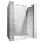 REA Douchedeur met schuifdeur - 120x190 cm - 8 mm veiligh..., Doe-het-zelf en Verbouw, Sanitair, Ophalen of Verzenden, Nieuw