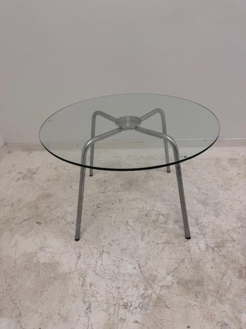 Walter Knoll glazen design salontafel glas rond 60cm, Zakelijke goederen, Kantoor en Winkelinrichting | Kantoormeubilair en Inrichting
