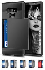Galaxy Note 9 Slide Armor Hoesje Met Pashouder, Ophalen of Verzenden, Nieuw