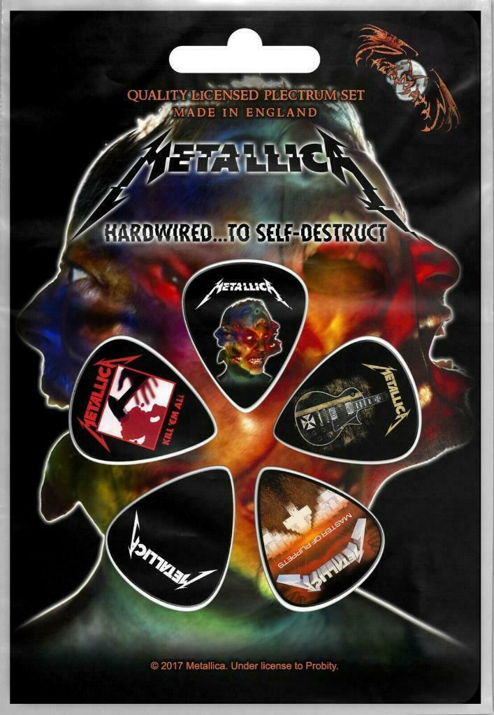 Metallica Plectrum Hardwired To Self Destruct official merch, Verzamelen, Muziek, Artiesten en Beroemdheden, Gebruiksvoorwerp