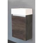 Fonteinkast Sanilux Trendline 40x22x63.5 cm Century Oak met, Ophalen of Verzenden, Nieuw, Bad