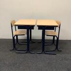 Complete school set van 42 stuks tafels + stoelen (stip, Gebruikt, Ophalen of Verzenden, Eén, Hout