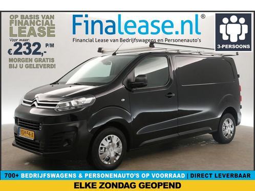 Citroën Jumpy 2.0 BlueHDI L2H1 Airco Cruise PDC IMP €232pm, Auto's, Bestelauto's, Lease, Handgeschakeld, Diesel, Citroën, Zwart
