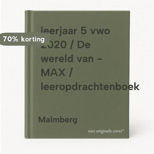 leerjaar 5 vwo 2020 / De wereld van - MAX /, Boeken, Overige Boeken, Gelezen, Verzenden