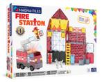 MAGNA-TILES® Fire Station met microMAGS (50 stuks), Nieuw