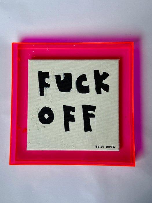 Belle Doxx - Fuck off, Antiek en Kunst, Kunst | Schilderijen | Modern