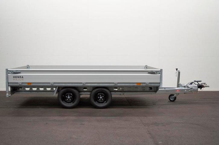 Henra Plateauwagen 453x202 3500Kg Plateauwagen, Auto diversen, Aanhangers en Bagagewagens, Nieuw, Ophalen of Verzenden