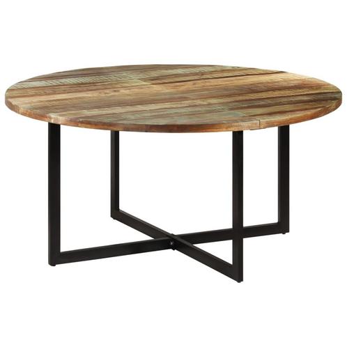 vidaXL Eettafel 150x75 cm massief gerecycled hout, Huis en Inrichting, Tafels | Eettafels, Nieuw, Verzenden