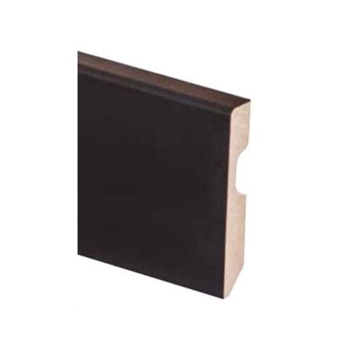 MDF Zwarte folie plint 8cm x 225cm x14mm, Doe-het-zelf en Verbouw, Plinten en Afwerking, 200 tot 250 cm, Plinten, Nieuw, Overige materialen