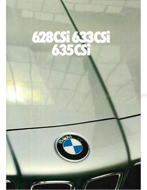 1981 BMW 6 SERIE BROCHURE NEDERLANDS, Boeken, Auto's | Folders en Tijdschriften, BMW