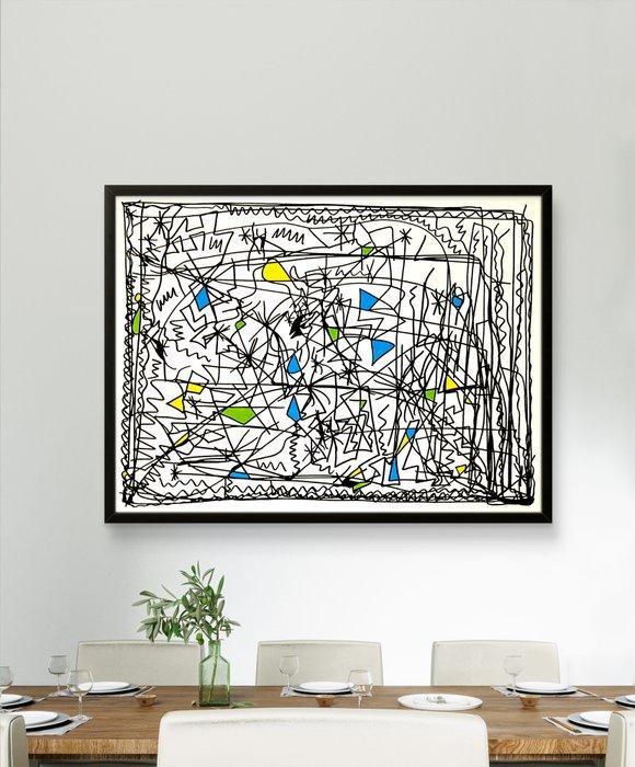 Sergio Romero - Arquitectura Vibracional 122, Antiek en Kunst, Kunst | Schilderijen | Modern