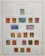 Zwitserland 1913/1927 - Compleet gevulde albumbladen met, Postzegels en Munten, Gestempeld