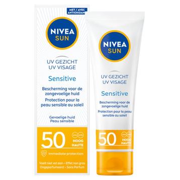 Nivea Sun sensitive face SPF50 beschikbaar voor biedingen