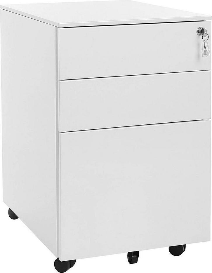 Hoppa! OFC60WT Ladeblok Wit van 99 voor 19 BESCHADIGD, Zakelijke goederen, Kantoor en Winkelinrichting | Kantoormeubilair en Inrichting