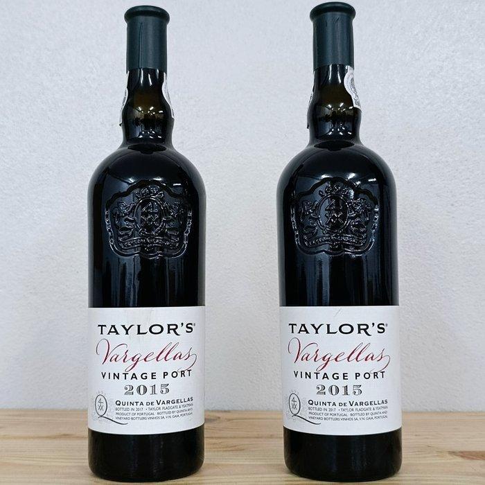 2015 Taylors, Quinta de Vargellas - Vintage Port - Porto -, Verzamelen, Wijnen