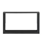 Stalen onderstel set van 2 U tafelpoot 64x40 cm zwart, Nieuw, Verzenden