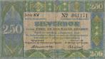 Zilverbon 2,50 gulden 1918 Zeer Fraai, Verzenden