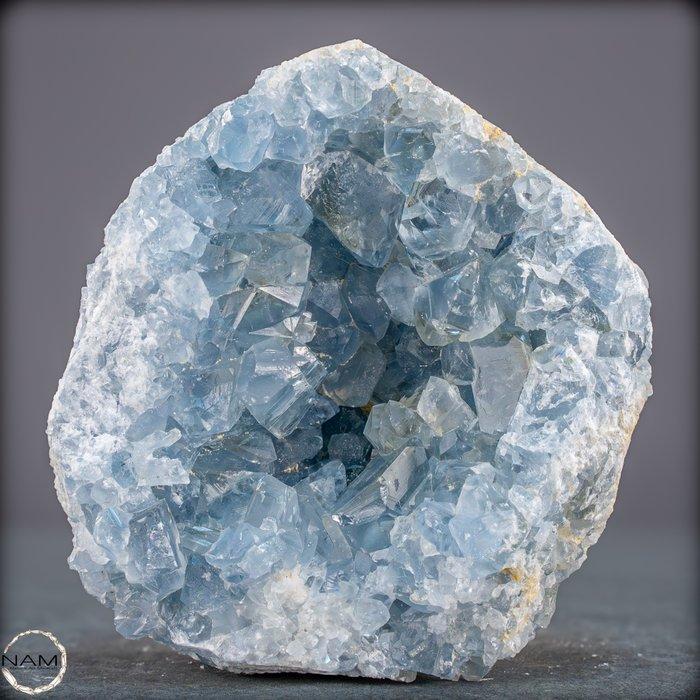 Natuurlijke celestiet-Druse – Hemelsblauwe schat uit de, Verzamelen, Mineralen en Fossielen