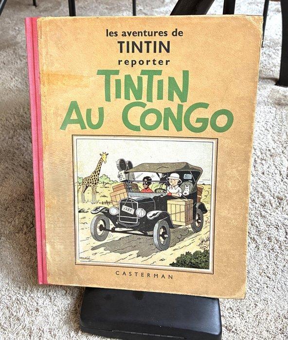 Tintin T2 - Tintin au Congo (A3, 10e mille) - 1ère édition, Boeken, Stripboeken