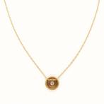 Halsketting - 18 karaat Geel goud Diamant (Natuurlijk), Sieraden, Tassen en Uiterlijk, Kettingen, Nieuw