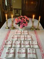 Servetten uit de laat 19e eeuw tot begin 20e eeuw met