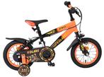 Volare Strike Kinderfiets - Jongens - 12 inch - Zwart Oranje, Verzenden, Nieuw