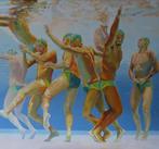 José Belloso (XX) - Waterpolo, Antiek en Kunst, Kunst | Schilderijen | Modern