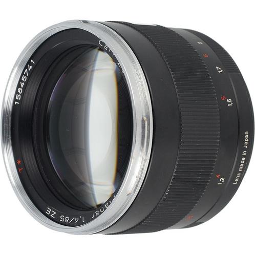 Zeiss 85mm F/1.4 Planar T* ZE Canon | Tweedehands, Audio, Tv en Foto, Fotocamera's Digitaal, Gebruikt, Overige Merken, Verzenden