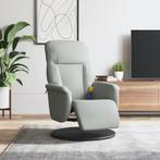 vidaXL Massagestoel verstelbaar met voetensteun fluweel, Huis en Inrichting, Fauteuils, Verzenden, Nieuw
