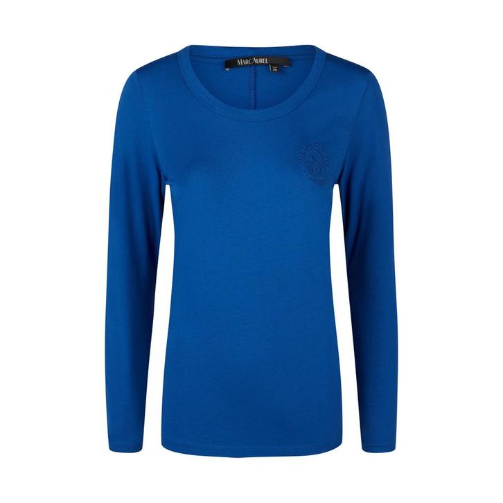 Marc Aurel • blauw shirt lange mouwen • 36, Kleding | Dames, Tops, Blauw, Nieuw, Maat 36 (S), Verzenden