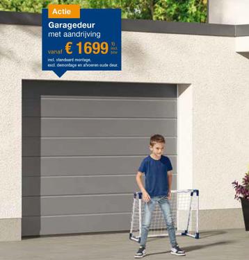 Nieuwe garagedeur nodig? Mooie Hörmann Actie Sectionaaldeur beschikbaar voor biedingen
