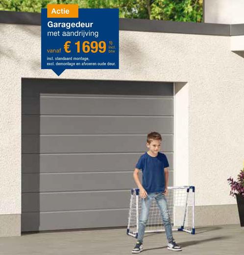 Nieuwe garagedeur nodig? Mooie Hörmann Actie Sectionaaldeur, Doe-het-zelf en Verbouw, Deuren en Horren, Nieuw, Kunststof, Metaal