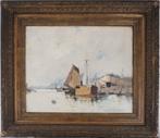 Eugène Galien-Laloue (1854-1941) - Boats Leaving the Port