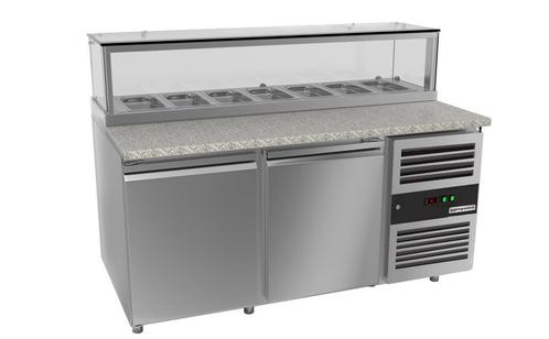 GGM Gastro | Saladette PREMIUM - 1510mm - 2 deuren - met |, Zakelijke goederen, Horeca | Meubilair en Inrichting, Nieuw in verpakking