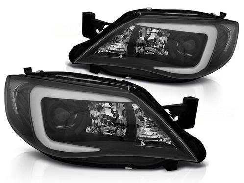 Koplampen Xenon SUBARU IMPREZA III GH 07-12 TUBE ZWART HID, Auto-onderdelen, Verlichting, Nieuw, Ophalen of Verzenden
