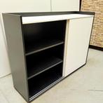 Houten schuifdeurkast kantoor - 120x160x45 cm, Zakelijke goederen, Kantoor en Winkelinrichting | Kantoormeubilair en Inrichting