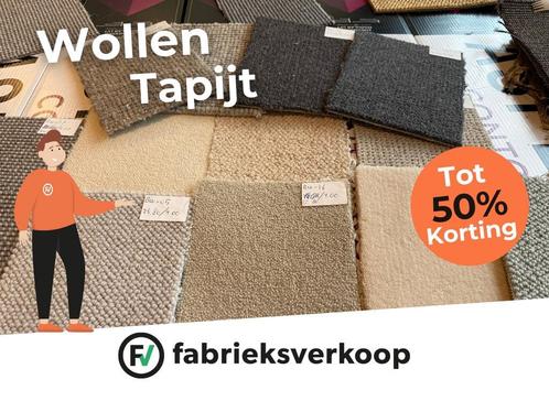 Wollen tapijt direct mee te nemen in Genemuiden tot 50%!, Huis en Inrichting, Stoffering | Tapijten en Kleden, 200 cm of meer