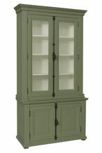 Buffetkast Engels groen - wit Lara 100 x 240cm, Huis en Inrichting, Kasten | Buffetkasten, Ophalen of Verzenden, Nieuw