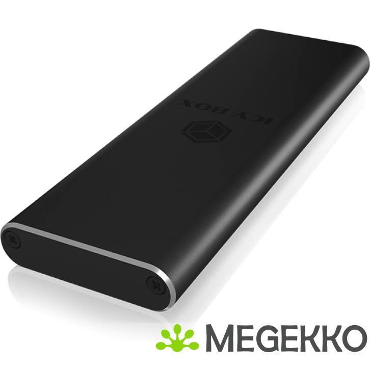 ICY BOX IB-183M2 SSD enclosure M.2  Zwart, Computers en Software, Computerbehuizingen, Nieuw, Verzenden