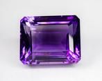 Zonder minimumprijs Amethist - 37.20 ct - Gem Report Antwerp, Sieraden, Tassen en Uiterlijk, Edelstenen, Nieuw