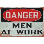 Wandbord -  Danger Men At Work, Nieuw, Ophalen of Verzenden