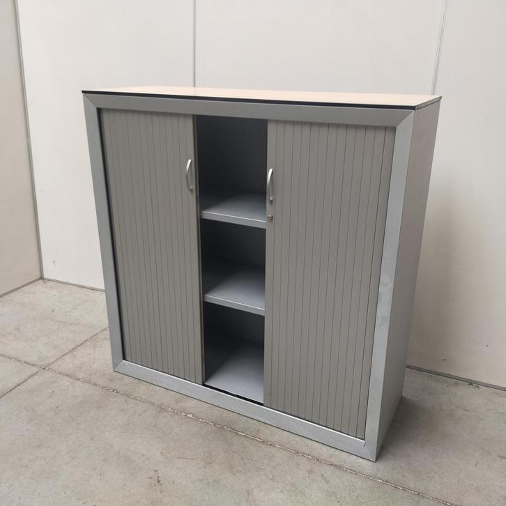 Kembo roldeurkast - 126x126x45 cm, Huis en Inrichting, Kasten | Roldeurkasten en Archiefkasten, Ophalen of Verzenden