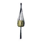 Plantenhanger Boho Donkerblauw - Katoen - Macramé -, Huis en Inrichting, Woonaccessoires | Overige, Ophalen of Verzenden, Nieuw