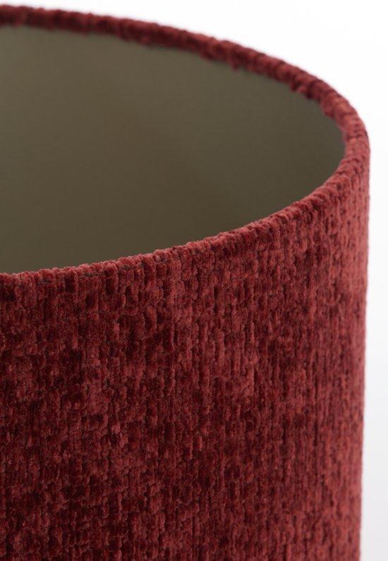 2dekans | Light & Living - Lampenkap RUBY - Ø25x18cm - Rood, Huis en Inrichting, Woonaccessoires | Overige, Zo goed als nieuw