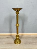 Messing kerkkandelaar - 63 cm - Kandelaar - Messing, Antiek en Kunst